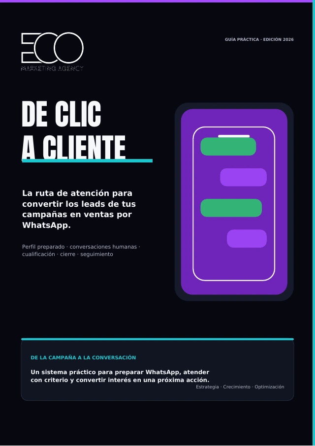 Portada original de la guía ECO De clic a cliente